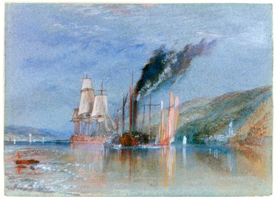 Quillebeuf és Villequier között, 1832 alkotó: Joseph Mallord William Turner