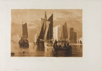 Nyugodt, 44-es tábla a Tanulmányok Könyvéből alkotó: Joseph Mallord William Turner