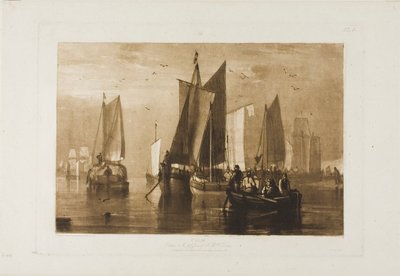 Nyugodt, 44-es tábla a Tanulmányok Könyvéből alkotó: Joseph Mallord William Turner