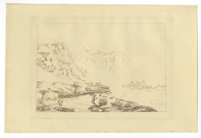 Yorkshire tengerpartja (rézkarc) alkotó: Joseph Mallord William Turner