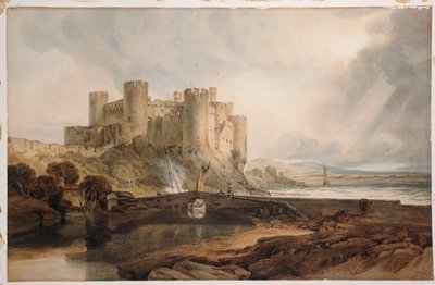 Conway kastély, 1802 körül alkotó: Joseph Mallord William Turner