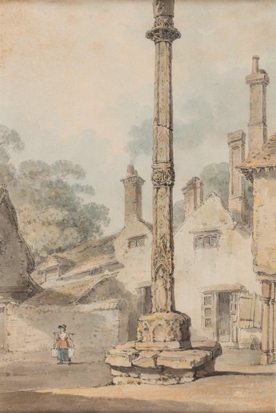 Országkereszt, 1850 körül (akvarell, papír) alkotó: Joseph Mallord William Turner