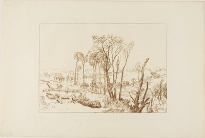 Crowhurst, 76. tábla a Liber Studiorumból alkotó: Joseph Mallord William Turner