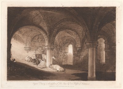 A kirkstalli apátság kriptája alkotó: Joseph Mallord William Turner