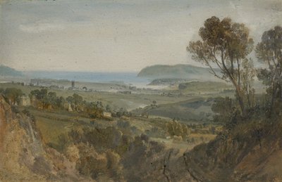 Plymouth távoli kilátása, 1813 alkotó: Joseph Mallord William Turner