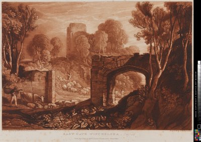 East Gate Winchelsea, Sussex alkotó: Joseph Mallord William Turner