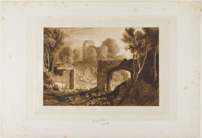 East Gate, Winchelsea, 67-es lemez a Liber Studiorumtól alkotó: Joseph Mallord William Turner