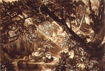 F.66.I Aesacus és Hesperie, a „Liber Studiorum”-ból, a művész által metszett alkotó: Joseph Mallord William Turner
