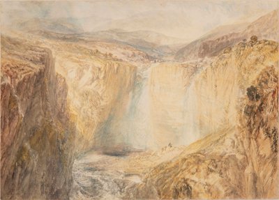 A Tees folyó vízesései, Yorkshire alkotó: Joseph Mallord William Turner