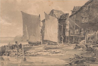 Halászkunyhó, Dover alkotó: Joseph Mallord William Turner
