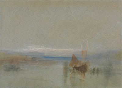 A halászhajók leszálltak Havre-ból alkotó: Joseph Mallord William Turner