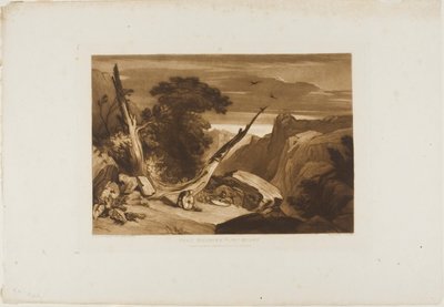 Spenser Tündérkirálynőjéből, a Liber Studiorum 36. táblájáról. alkotó: Joseph Mallord William Turner