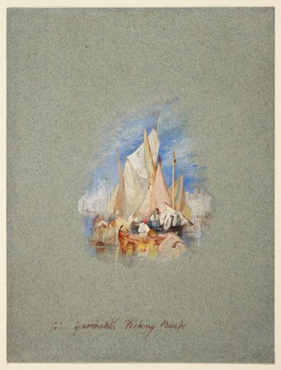 Great Yarmouth-i halászhajók alkotó: Joseph Mallord William Turner