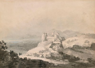 Harlech vára, Wales, délről alkotó: Joseph Mallord William Turner