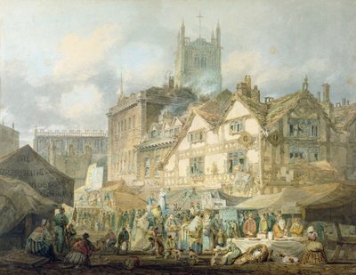 High Green, Queen Square, Wolverhampton, 1795 alkotó: Joseph Mallord William Turner