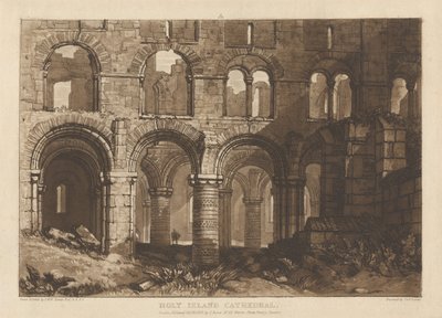 A Holy Island-i katedrális alkotó: Joseph Mallord William Turner