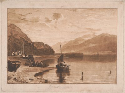 Inverary móló, Loch Fyne, reggel alkotó: Joseph Mallord William Turner