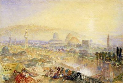 Jeruzsálem a latin kolostorból (wc papíron) alkotó: Joseph Mallord William Turner