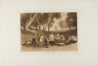 Fiatalkorúak trükkjei, 22. tábla a Tanulmányok Könyvéből alkotó: Joseph Mallord William Turner