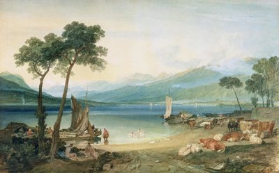 A Genfi-tó és a Mont Blanc alkotó: Joseph Mallord William Turner