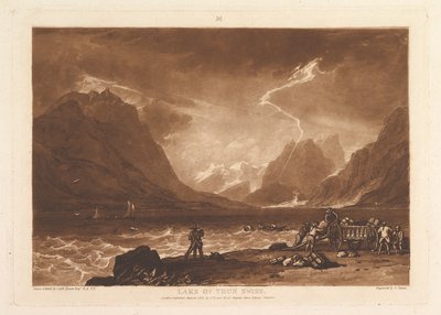 Thun-tó, Swiss Liber Studiorum, III. rész, 15. tábla, 1808. június 10. alkotó: Joseph Mallord William Turner