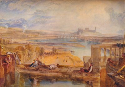 Lancaster, az Aqueduct Bridge felől, 1825 alkotó: Joseph Mallord William Turner