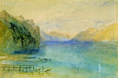 Lausanne (akvarell papíron) alkotó: Joseph Mallord William Turner