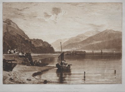 Liber Studiorum:  Inverary móló, a Fyne-csatorna, reggel alkotó: Joseph Mallord William Turner