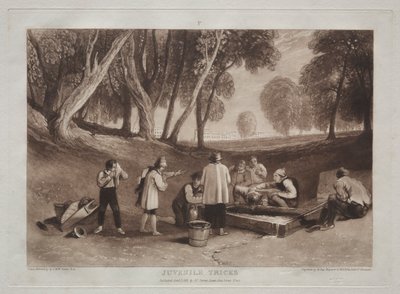 Tanulmánykönyv: Fiatalkorúak trükkjei alkotó: Joseph Mallord William Turner