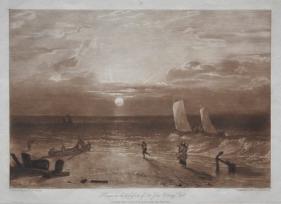 Tanulmánykönyv: Mildmay Sea-piece alkotó: Joseph Mallord William Turner