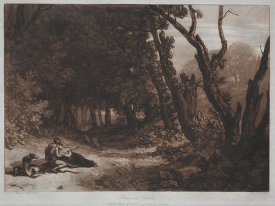 Liber Studiorum: Procris és Cephalus alkotó: Joseph Mallord William Turner