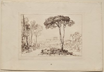 Tanulmánykönyv: Vidéki jelenet alkotó: Joseph Mallord William Turner