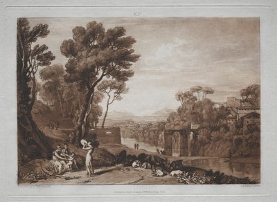 Liber Studiorum: A nő és a tambura alkotó: Joseph Mallord William Turner