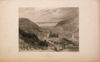 Lillebonne, kastély és torony alkotó: Joseph Mallord William Turner