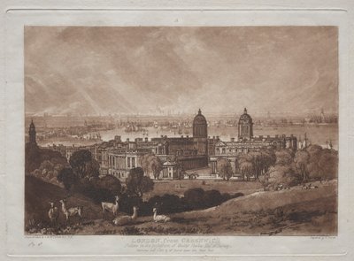 London Greenwichből alkotó: Joseph Mallord William Turner