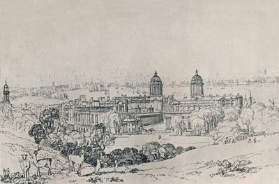 London a Greenwich Parkból, 1809, 1923 alkotó: Joseph Mallord William Turner