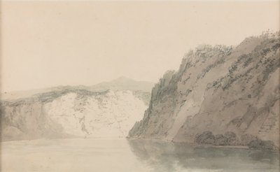 Luzern [vagy Luzern Altdorf mellett], dátum ismeretlen (akvarell, papír) alkotó: Joseph Mallord William Turner