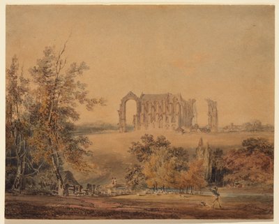 A malmesburyi apátság észak felől alkotó: Joseph Mallord William Turner