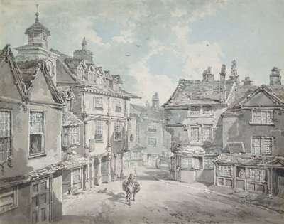 Market Street, Lichfield, alkotó: Joseph Mallord William Turner