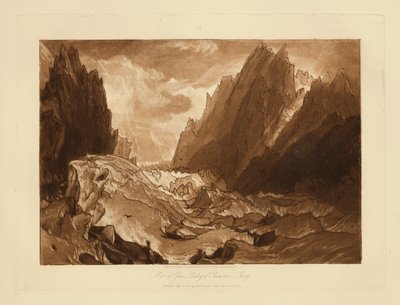 Mer de Glace alkotó: Joseph Mallord William Turner