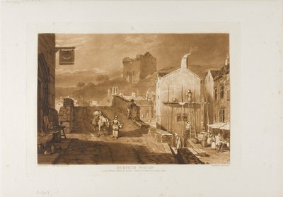Morpeth, 21. lemez a Tanulmányok Könyvéből alkotó: Joseph Mallord William Turner