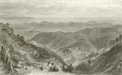 Mussooree és a Dhoon, Landourból alkotó: Joseph Mallord William Turner