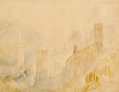 Oberwesel a Rajnánál alkotó: Joseph Mallord William Turner