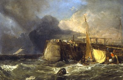 Old Margate Pier (panel) alkotó: Joseph Mallord William Turner