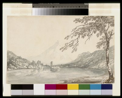 Az Aaron Unterseen és a Brienz-tó között alkotó: Joseph Mallord William Turner