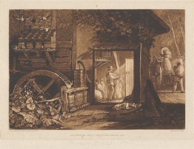 Pembury malom, Kent alkotó: Joseph Mallord William Turner