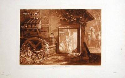 Pembury malom, Kent alkotó: Joseph Mallord William Turner