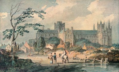 Peterborough-i székesegyház északról, 1909 alkotó: Joseph Mallord William Turner