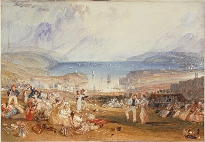 Plymouth, Devonshire ... (akvarell, papír) alkotó: Joseph Mallord William Turner