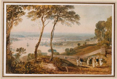Plymouth Dock, a Mount Edgecumbe közelében alkotó: Joseph Mallord William Turner
